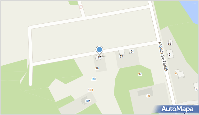 Płociczno-Tartak, Płociczno-Tartak, 97, mapa Płociczno-Tartak