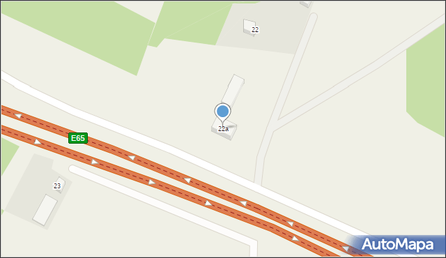 Płocin, Płocin, 22a, mapa Płocin