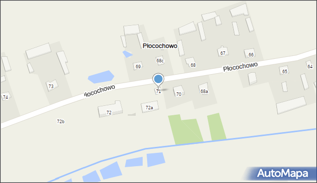 Płocochowo, Płocochowo, 71, mapa Płocochowo