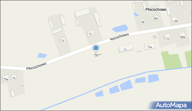 Płocochowo, Płocochowo, 72b, mapa Płocochowo