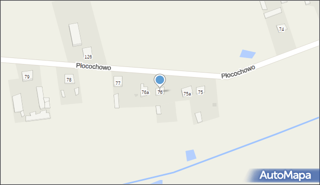 Płocochowo, Płocochowo, 76, mapa Płocochowo