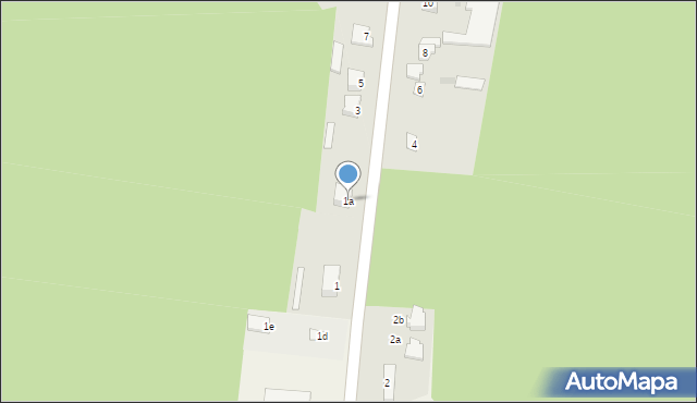 Płoniawy-Bramura, Płoniawy-Bramura, 1a, mapa Płoniawy-Bramura