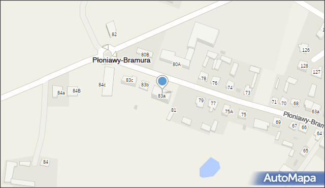 Płoniawy-Bramura, Płoniawy-Bramura, 83c, mapa Płoniawy-Bramura