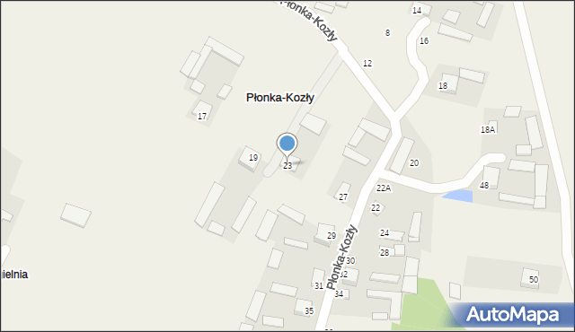 Płonka-Kozły, Płonka-Kozły, 23, mapa Płonka-Kozły