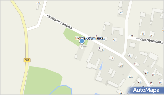 Płonka-Strumianka, Płonka-Strumianka, 2, mapa Płonka-Strumianka