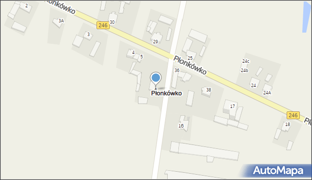 Płonkówko, Płonkówko, 6, mapa Płonkówko