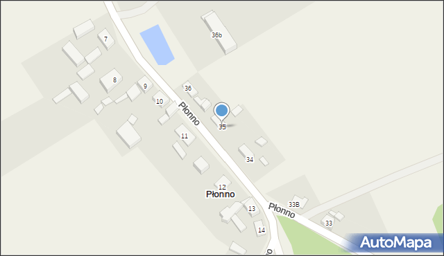 Płonno, Płonno, 35, mapa Płonno