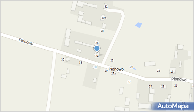 Płonowo, Płonowo, 24, mapa Płonowo