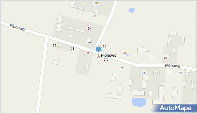 Płonowo, Płonowo, 29, mapa Płonowo