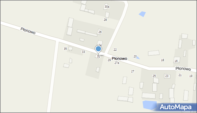 Płonowo, Płonowo, 31, mapa Płonowo