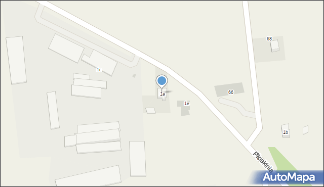 Płoskinia, Płoskinia, 1a, mapa Płoskinia