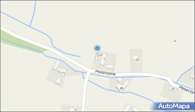 Płoszczyna, Płoszczyna, 1, mapa Płoszczyna