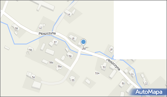 Płoszczyna, Płoszczyna, 16a, mapa Płoszczyna