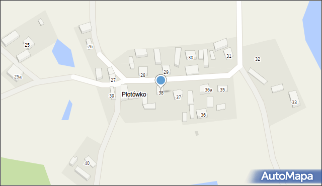Płotowo, Płotowo, 38, mapa Płotowo