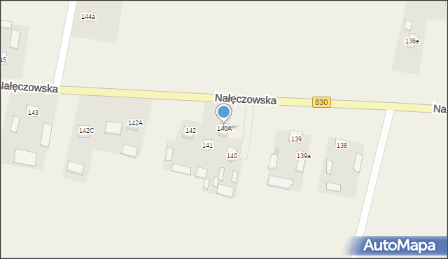 Płouszowice-Kolonia, Płouszowice-Kolonia, 140A, mapa Płouszowice-Kolonia