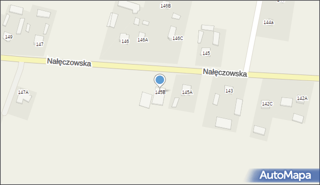 Płouszowice-Kolonia, Płouszowice-Kolonia, 145B, mapa Płouszowice-Kolonia