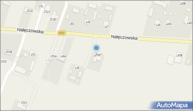 Płouszowice-Kolonia, Płouszowice-Kolonia, 147A, mapa Płouszowice-Kolonia