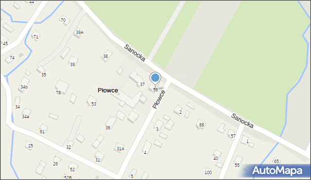 Płowce, Płowce, 56, mapa Płowce