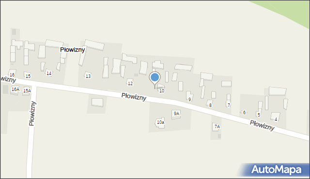 Płowizny, Płowizny, 11, mapa Płowizny