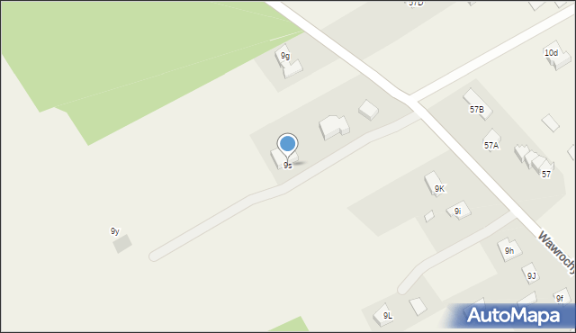 Płozy, Płozy, 9s, mapa Płozy