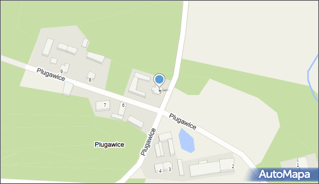 Plugawice, Plugawice, 5, mapa Plugawice