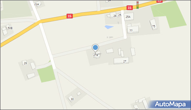 Pluskowęsy, Pluskowęsy, 27a, mapa Pluskowęsy