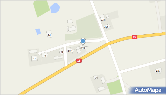 Pluskowęsy, Pluskowęsy, 50B, mapa Pluskowęsy
