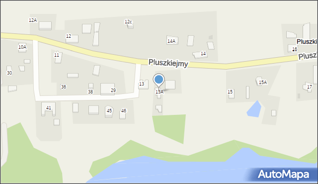 Pluszkiejmy, Pluszkiejmy, 13A, mapa Pluszkiejmy