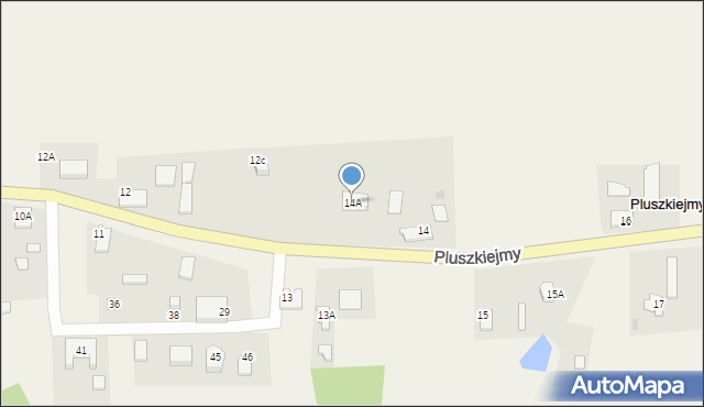 Pluszkiejmy, Pluszkiejmy, 14A, mapa Pluszkiejmy