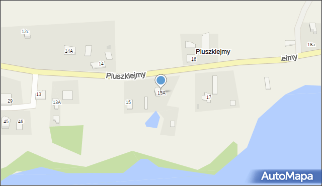 Pluszkiejmy, Pluszkiejmy, 15A, mapa Pluszkiejmy