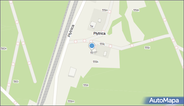 Płytnica, Płytnica, 53, mapa Płytnica