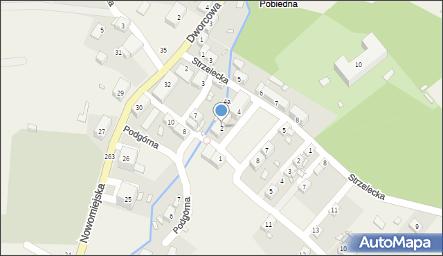 Pobiedna, Plac Wolności, 2, mapa Pobiedna