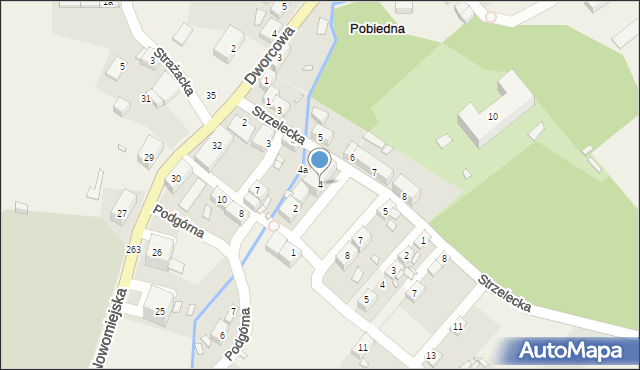 Pobiedna, Plac Wolności, 4, mapa Pobiedna