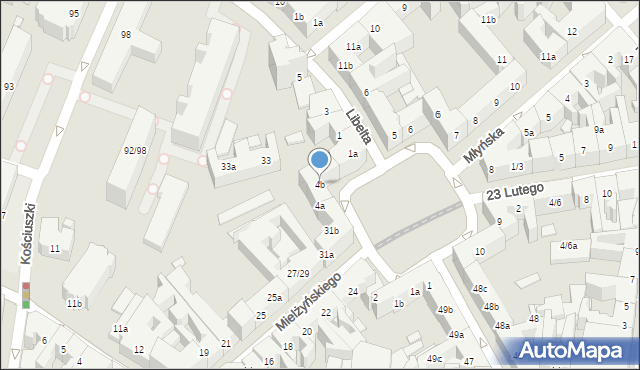 Poznań, Plac Ratajskiego Cyryla, 4b, mapa Poznania