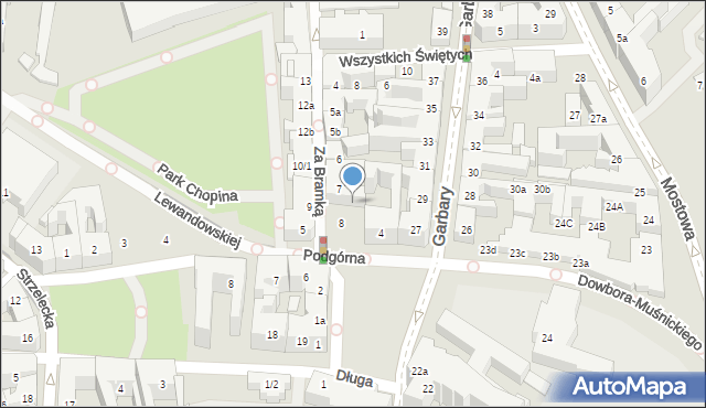 Poznań, Plac Bernardyński, 2a, mapa Poznania