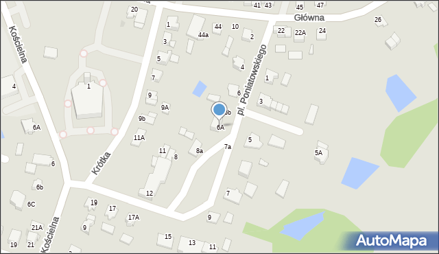 Pruszcz, Plac Poniatowskiego, 6A, mapa Pruszcz