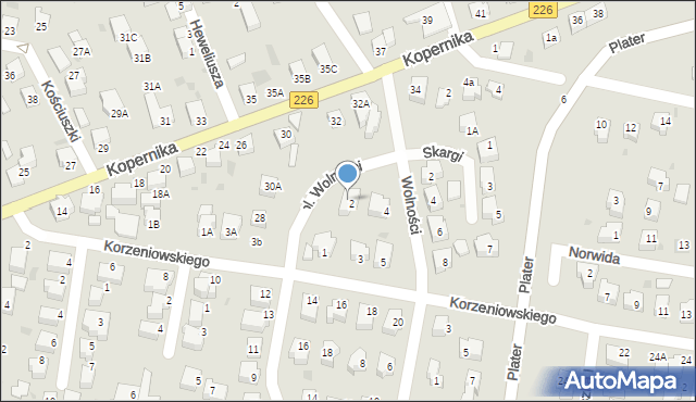 Pruszcz Gdański, Plac Wolności, 20, mapa Pruszcz Gdański