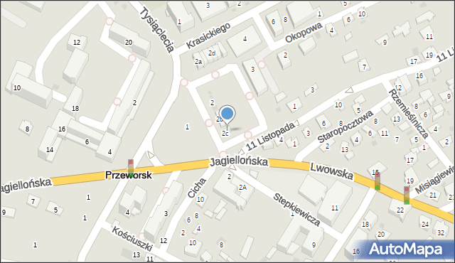 Przeworsk, Plac Chopina Fryderyka, 2c, mapa Przeworsk