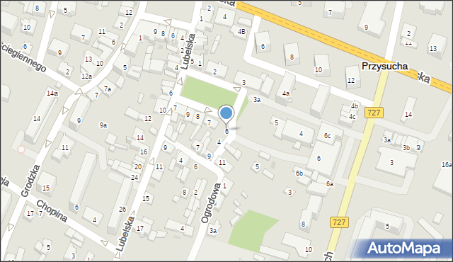 Przysucha, Plac Wyszyńskiego Stefana, ks. kard., 6, mapa Przysucha