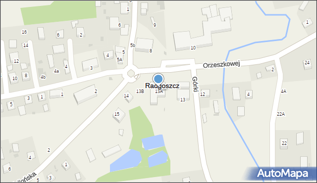 Radgoszcz, Plac św. Kazimierza, 13A, mapa Radgoszcz