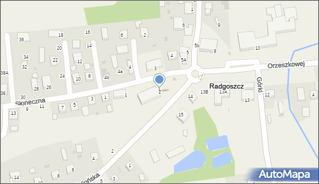 Radgoszcz, Plac św. Kazimierza, 2, mapa Radgoszcz