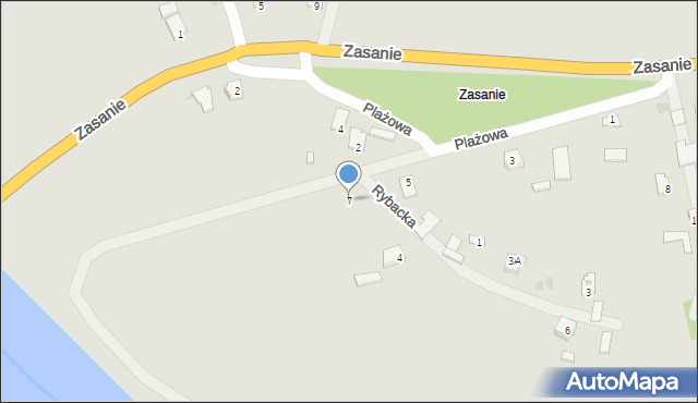 Radymno, Plażowa, 7, mapa Radymno