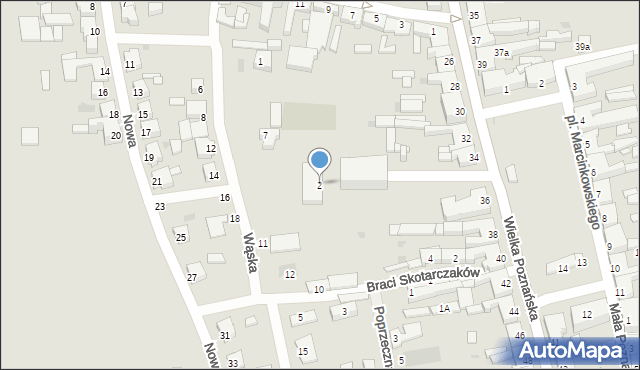 Rogoźno, Plac Jana Pawła II, 2, mapa Rogoźno