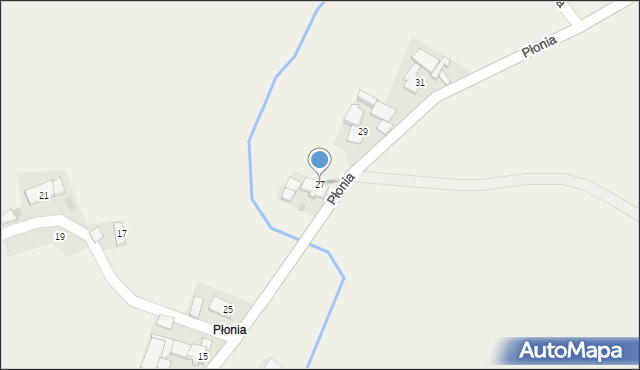 Roszowice, Płonia, 27, mapa Roszowice