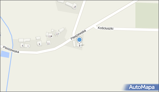 Rozdrażew, Pleszewska, 6, mapa Rozdrażew