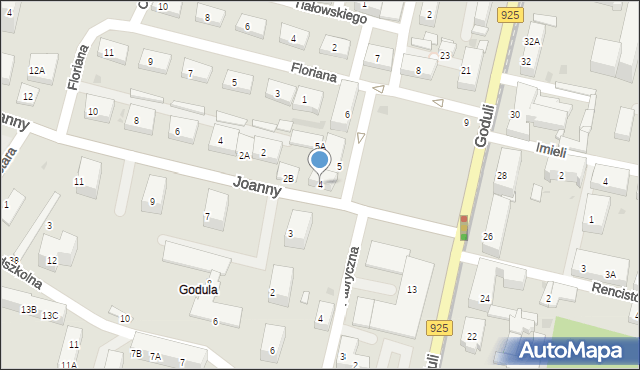 Ruda Śląska, Plac Niepodległości, 4, mapa Rudy Śląskiej