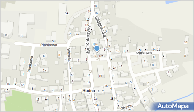 Rudna, Plac Zwycięstwa, 12, mapa Rudna