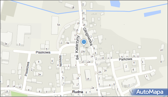 Rudna, Plac Zwycięstwa, 12b, mapa Rudna