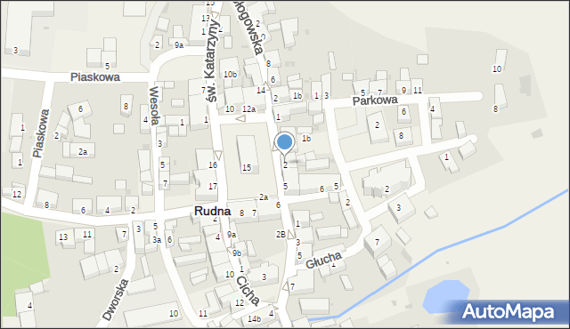 Rudna, Plac Zwycięstwa, 2, mapa Rudna