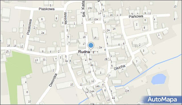 Rudna, Plac Zwycięstwa, 9, mapa Rudna